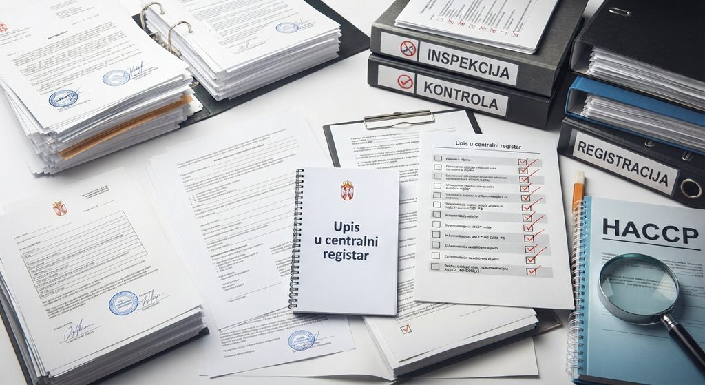 Konsultant za upis u centralni registar objekata hrane i HACCP standarde